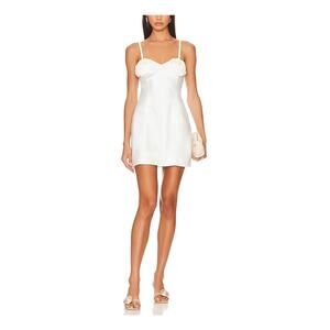 Anna October Rosette Off White Rozalinda Dress Size M